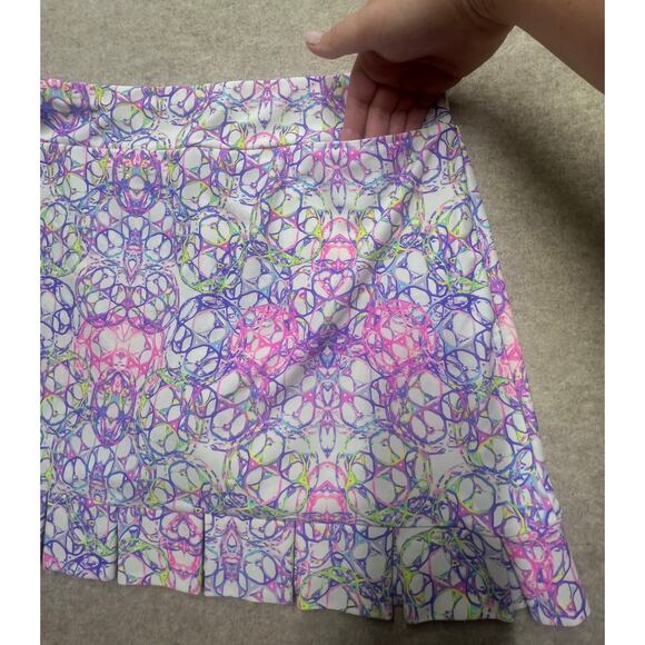 Tzu Tzu Samba Skort XL Bright Print UPF 50 Athletic Tennis Skirt - Picture 4 of 6
